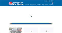 Desktop Screenshot of howellsoftclothcarwash.com