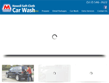 Tablet Screenshot of howellsoftclothcarwash.com